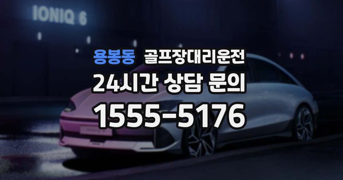 골프장대리운전 서비스