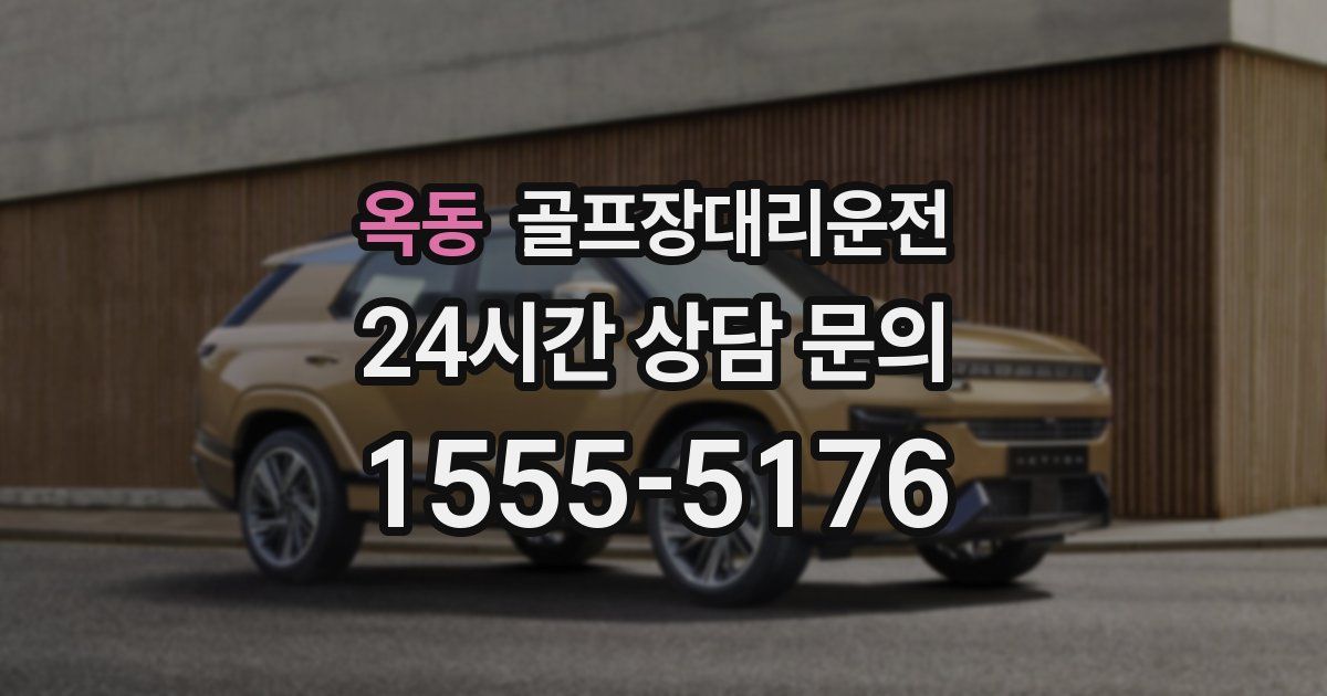 골프장대리운전 서비스