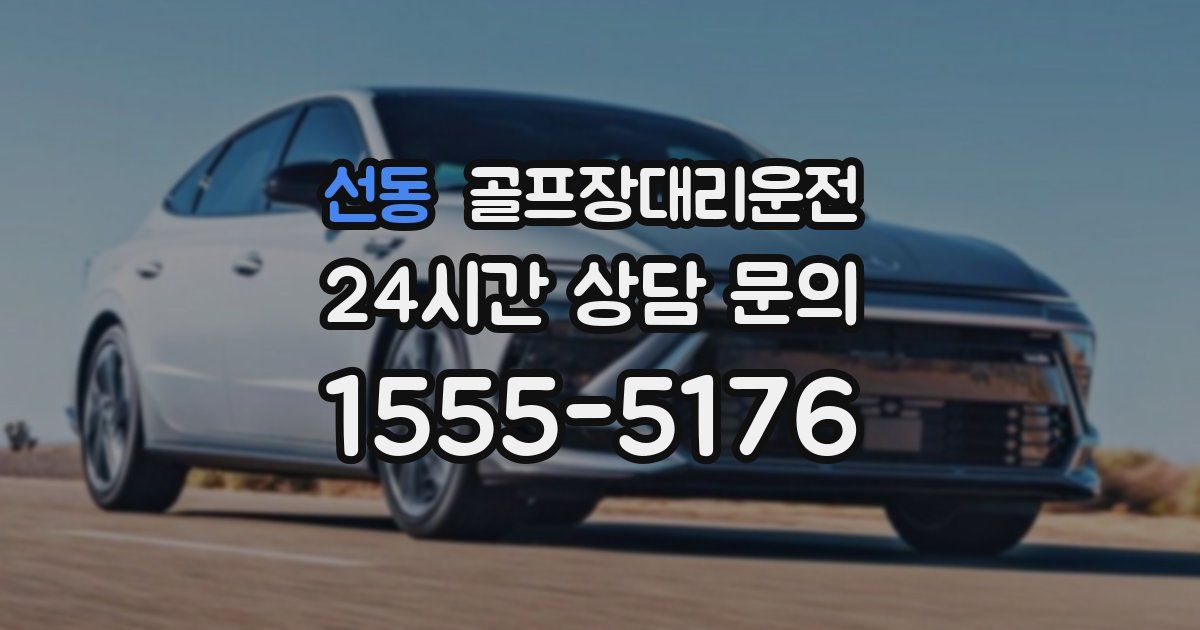 골프장대리운전 서비스