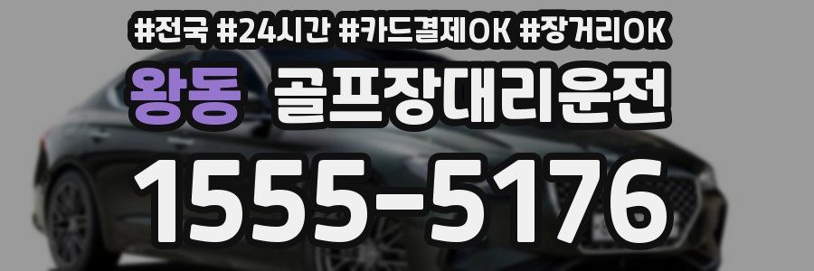 왕동 골프장대리운전