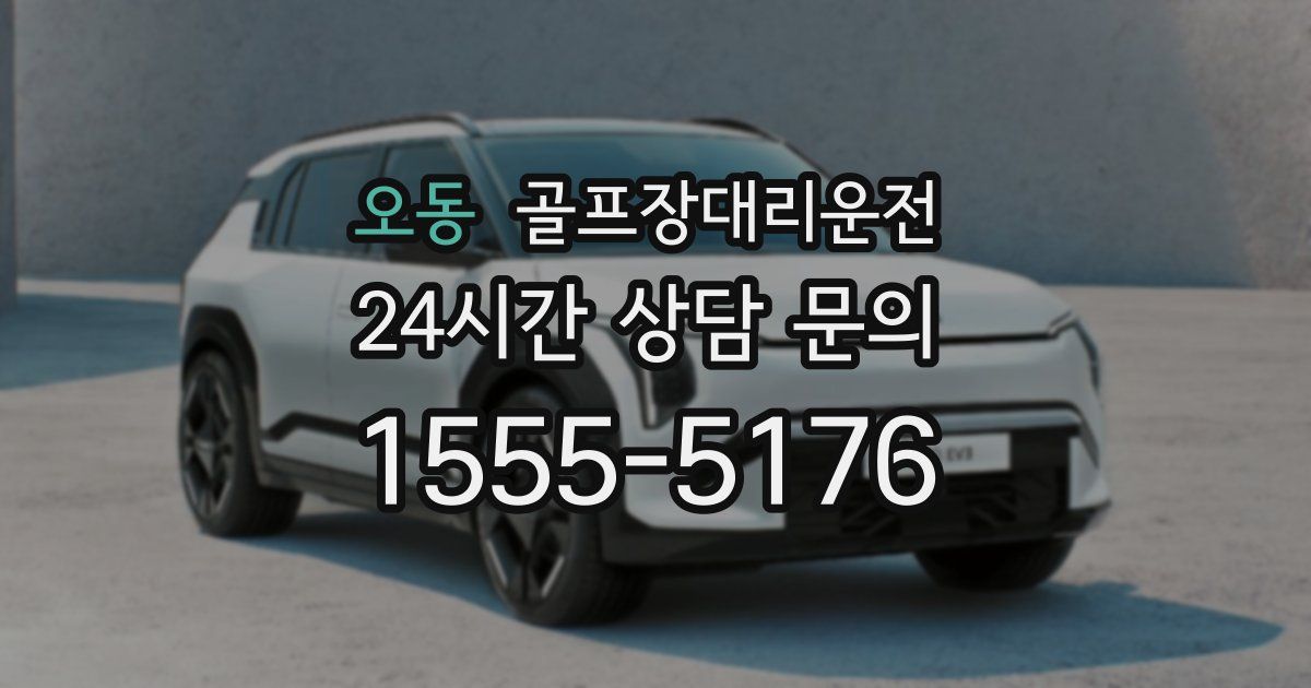 골프장대리운전 서비스