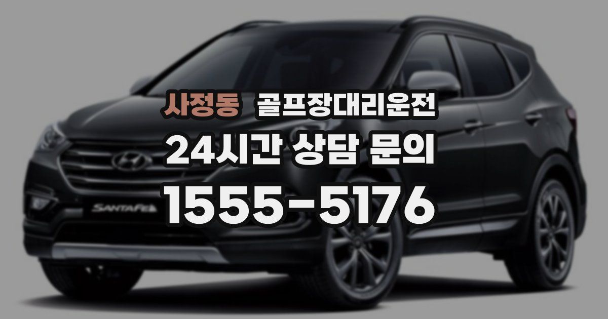 골프장대리운전 서비스