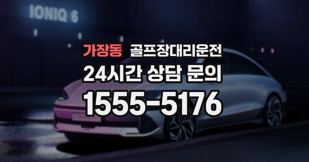 골프장대리운전 서비스