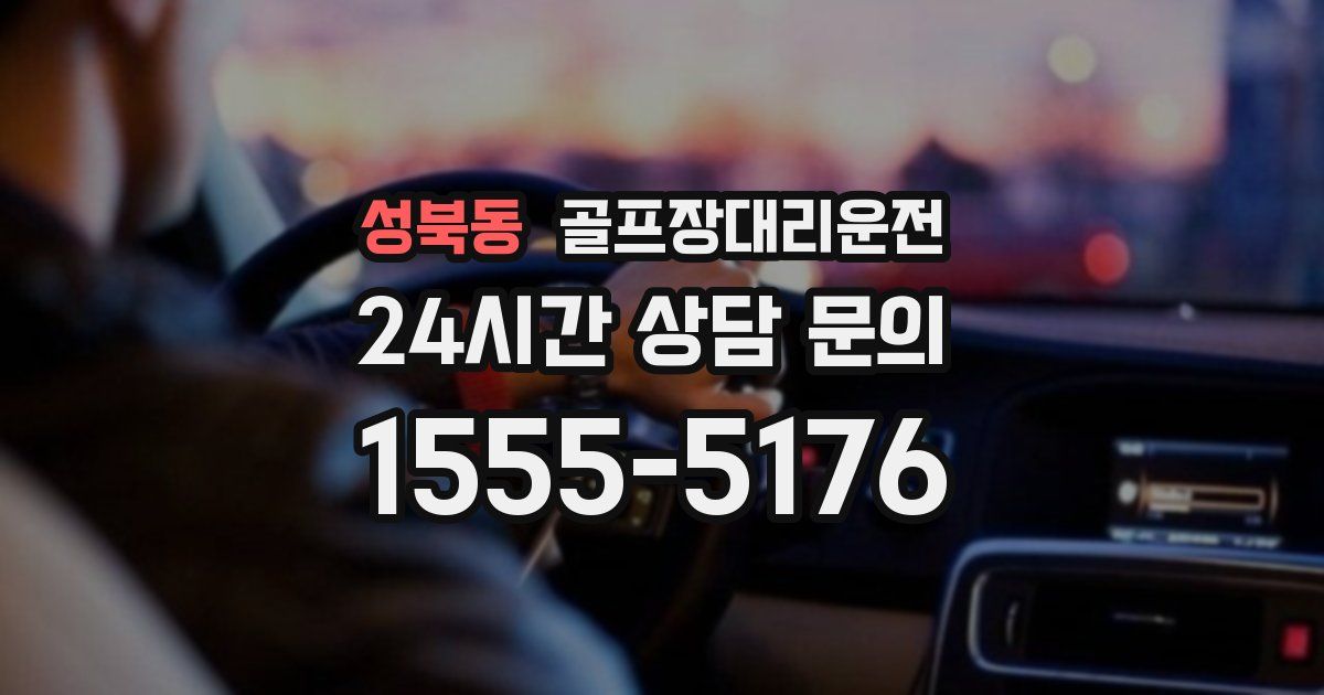 골프장대리운전 서비스