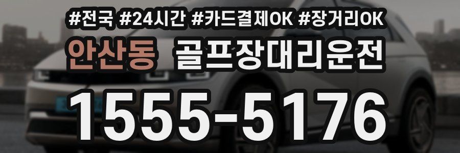 안산동 골프장대리운전