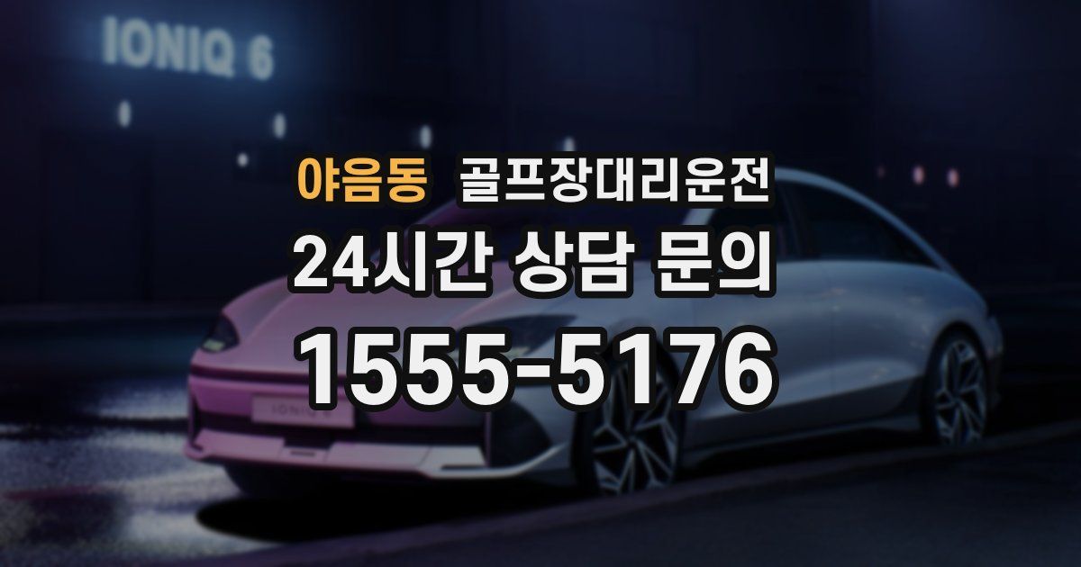 골프장대리운전 서비스