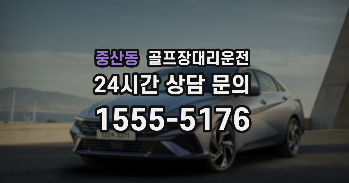 골프장대리운전 서비스