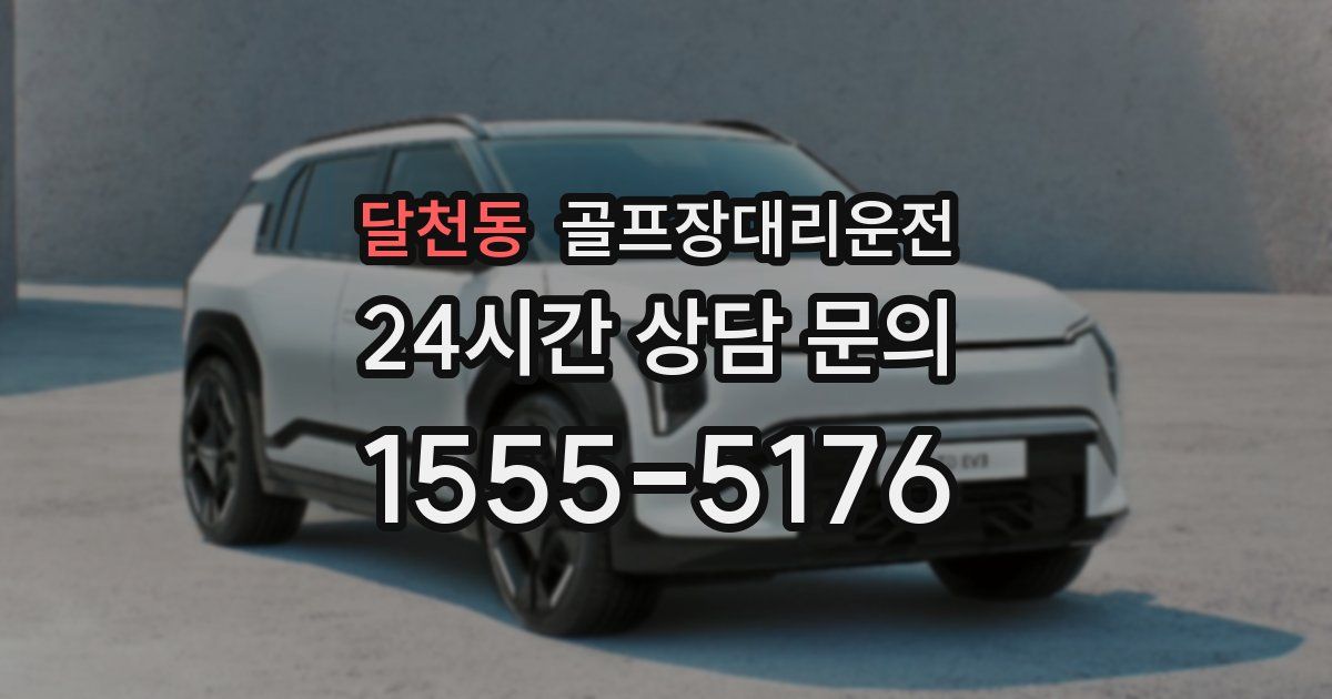 골프장대리운전 서비스