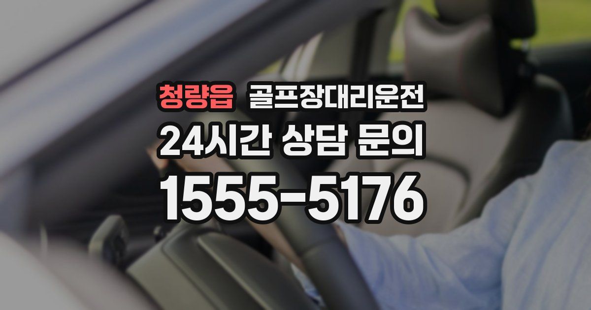 골프장대리운전 서비스