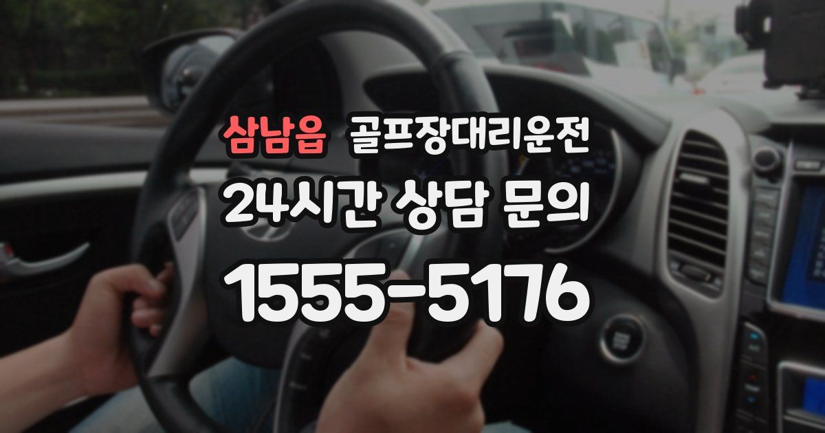 골프장대리운전 서비스