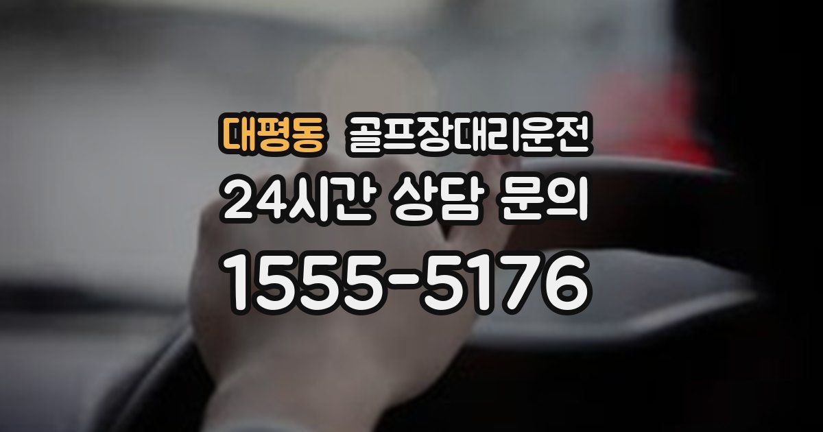 골프장대리운전 서비스