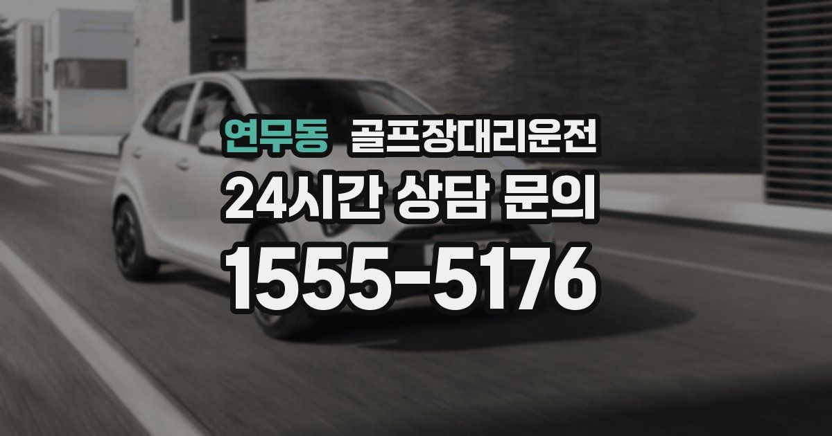 골프장대리운전 서비스