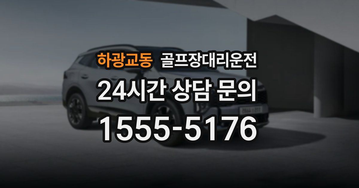 골프장대리운전 서비스