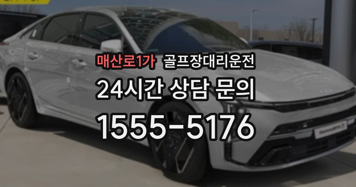 골프장대리운전 서비스