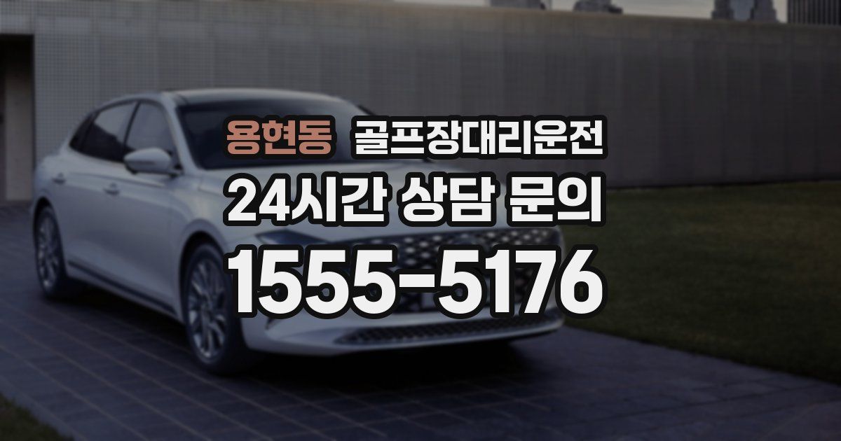 골프장대리운전 서비스