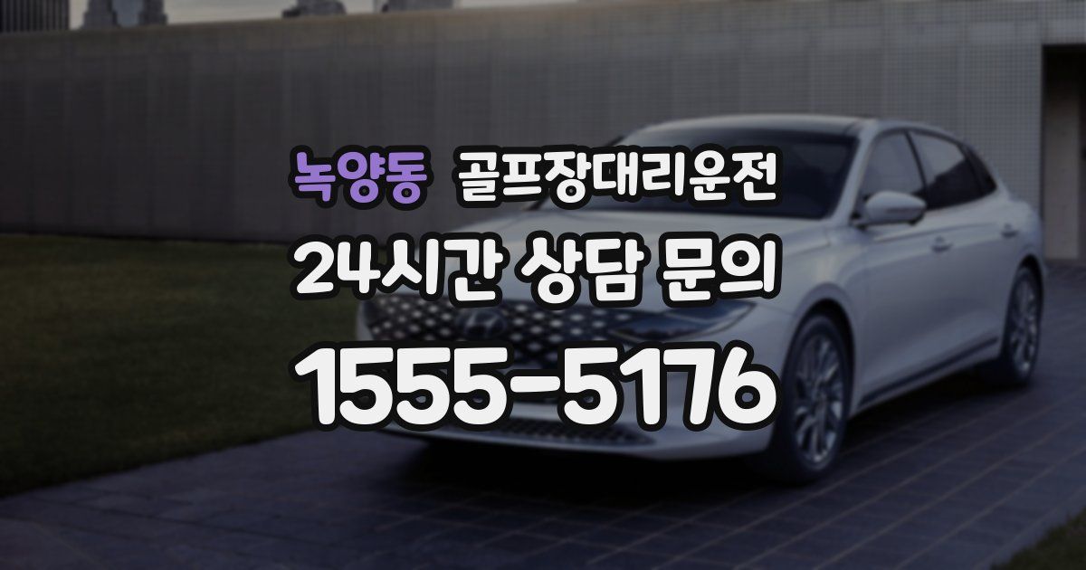 골프장대리운전 서비스