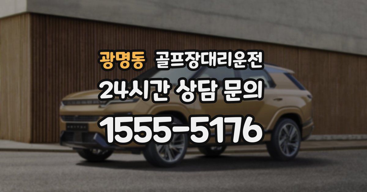 골프장대리운전 서비스