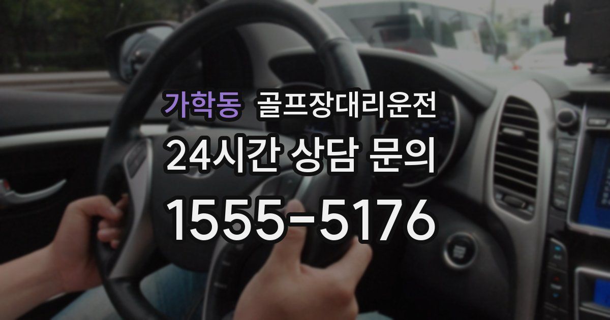 골프장대리운전 서비스