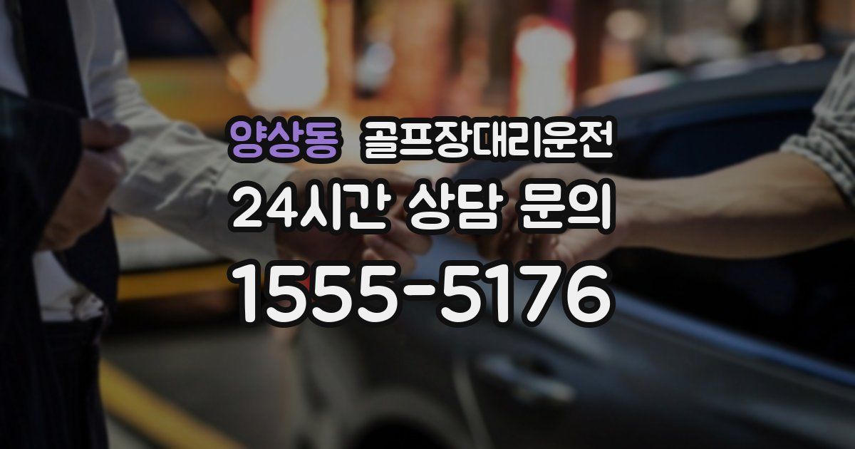 골프장대리운전 서비스