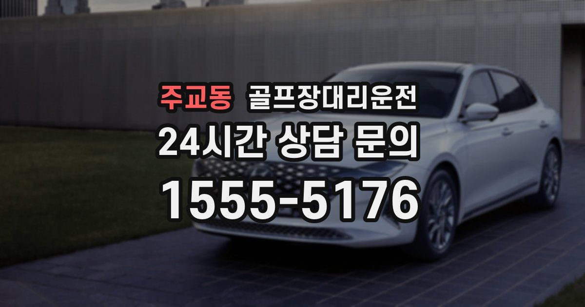 골프장대리운전 서비스