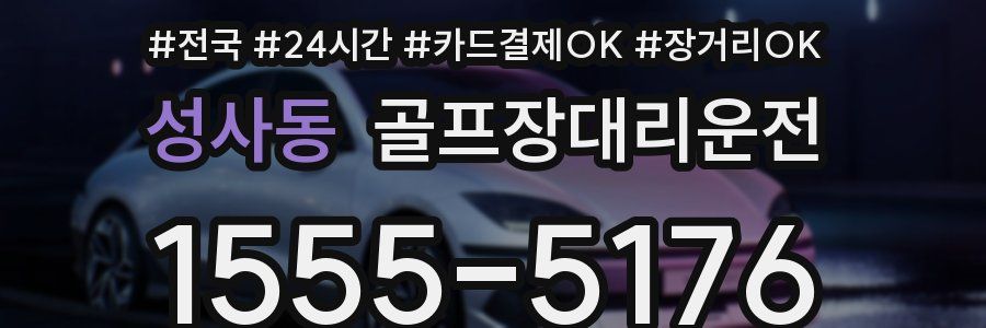 성사동 골프장대리운전
