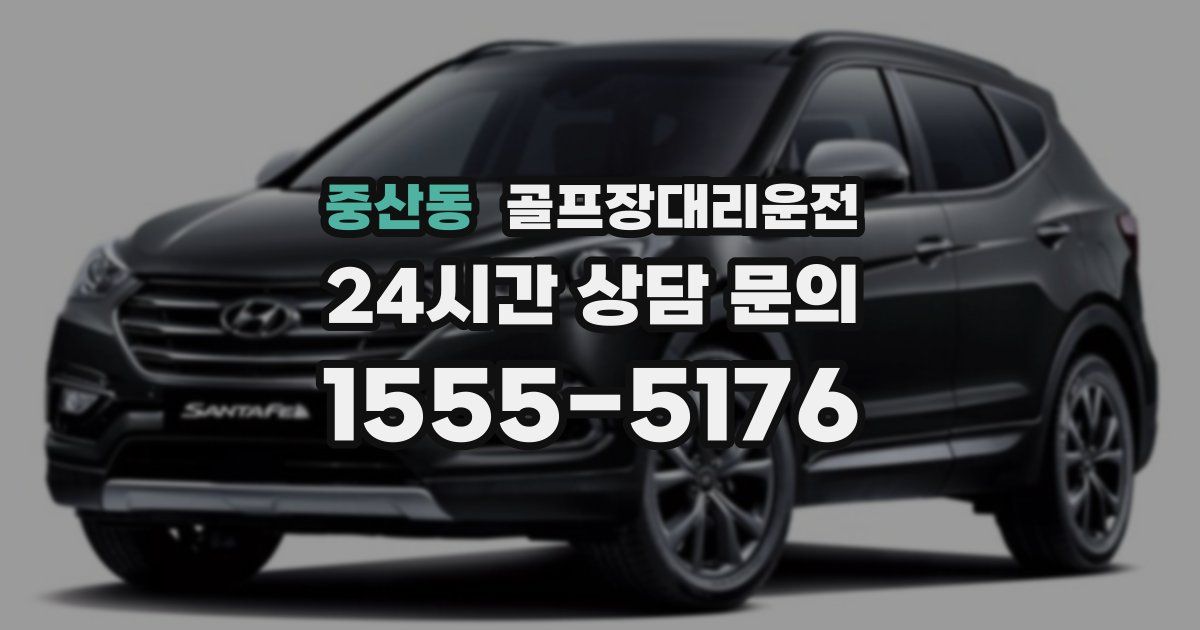 골프장대리운전 서비스