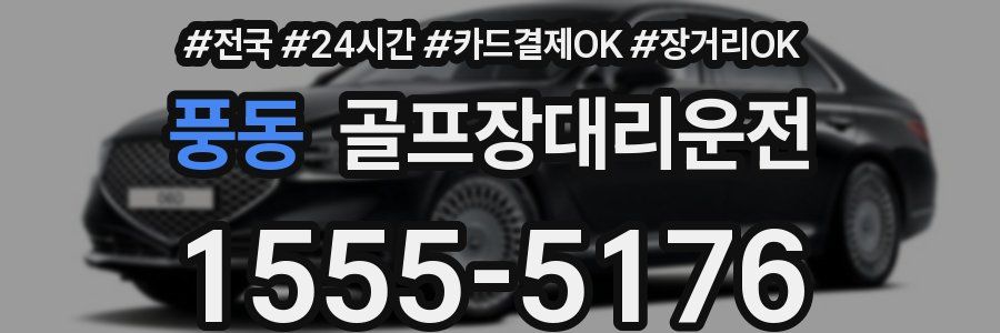 풍동 골프장대리운전