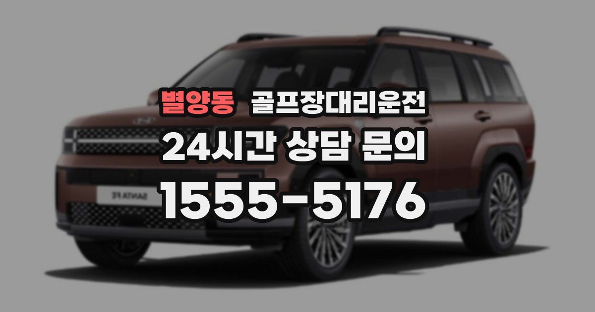 골프장대리운전 서비스