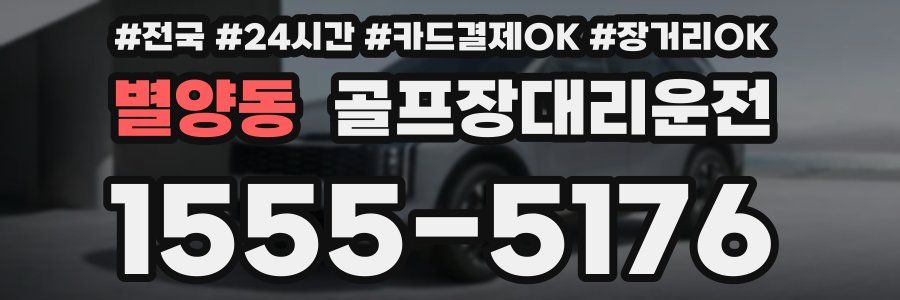 별양동 골프장대리운전