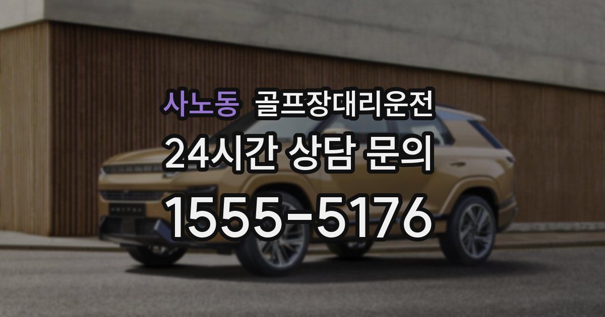 골프장대리운전 서비스