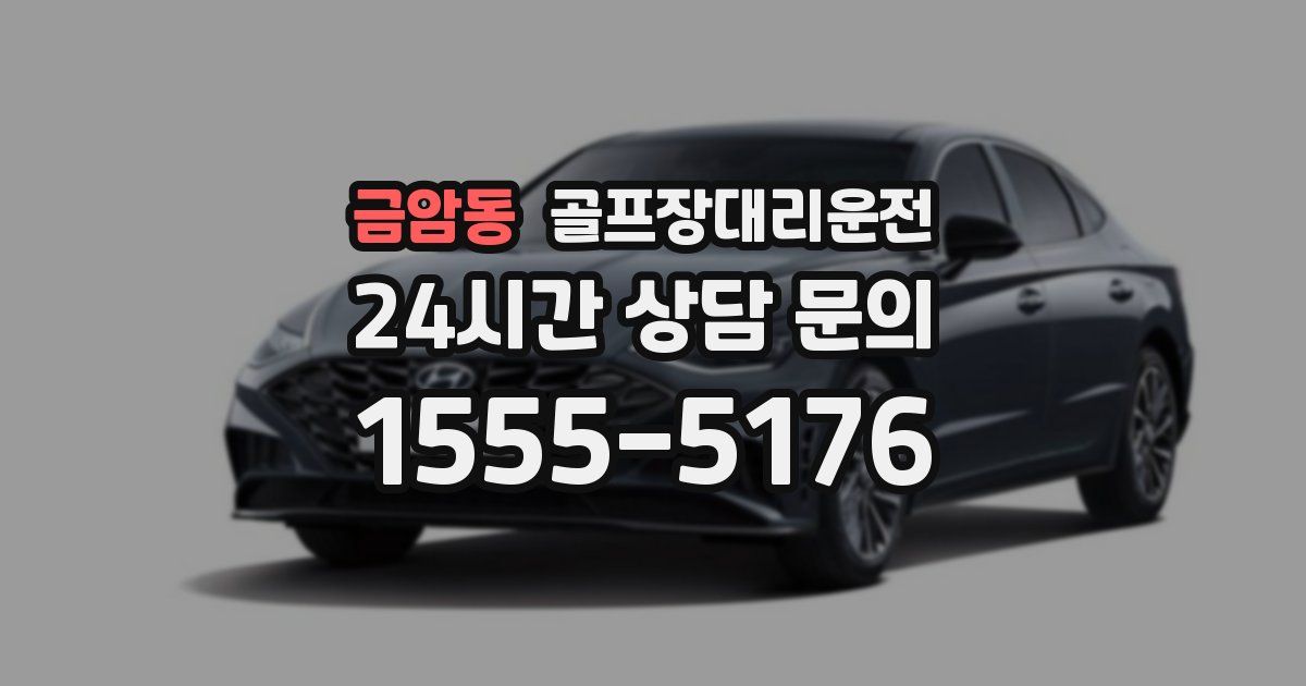 골프장대리운전 서비스