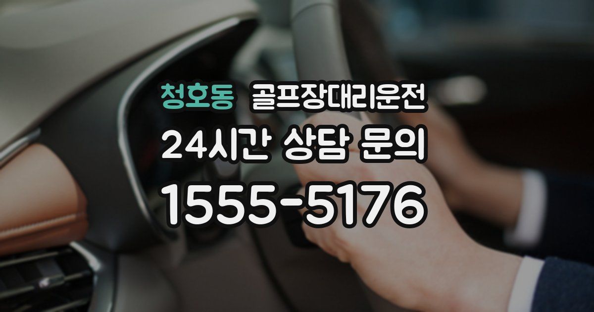 골프장대리운전 서비스