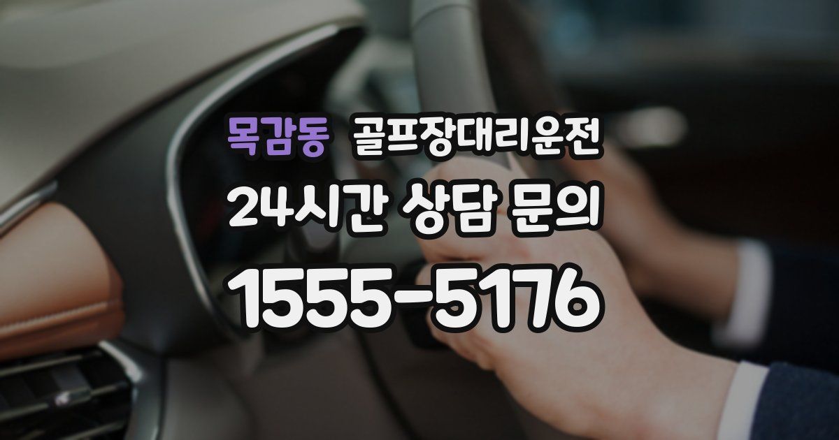골프장대리운전 서비스