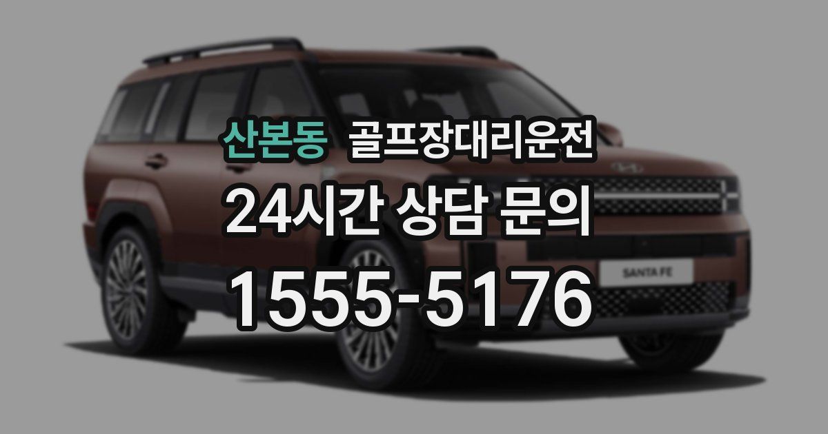 골프장대리운전 서비스