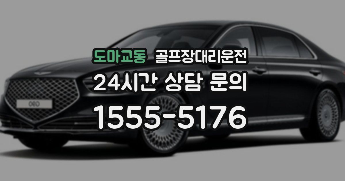 골프장대리운전 서비스