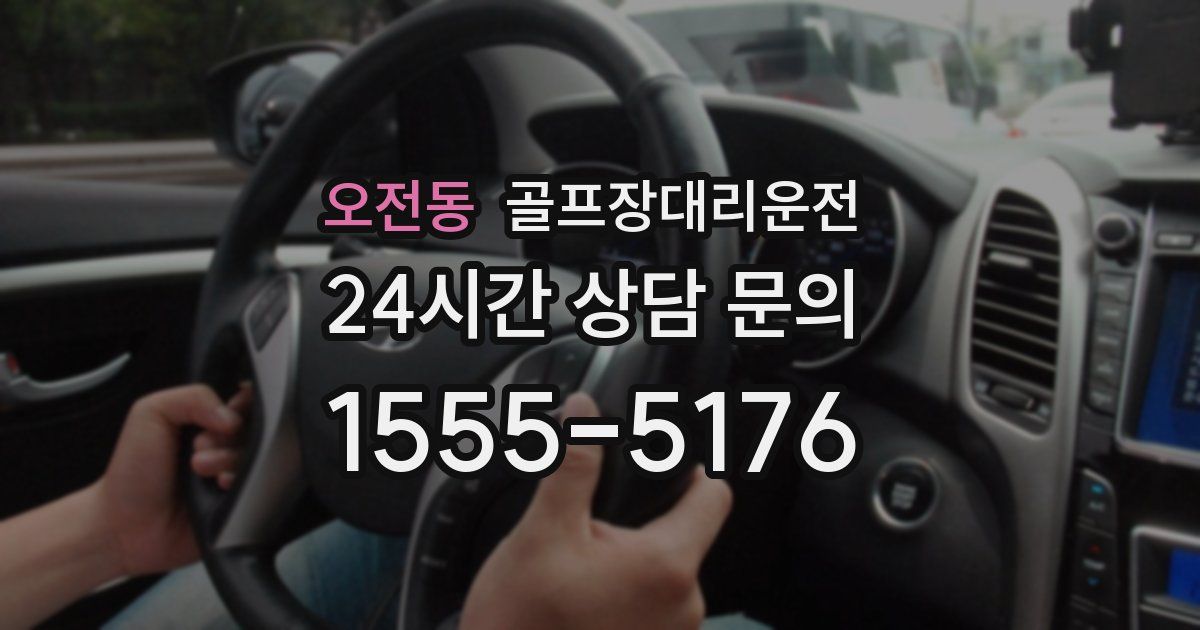 골프장대리운전 서비스