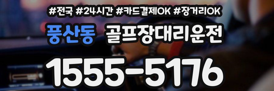 풍산동 골프장대리운전