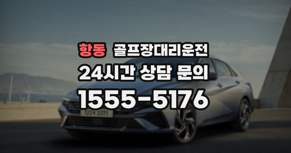 골프장대리운전 서비스