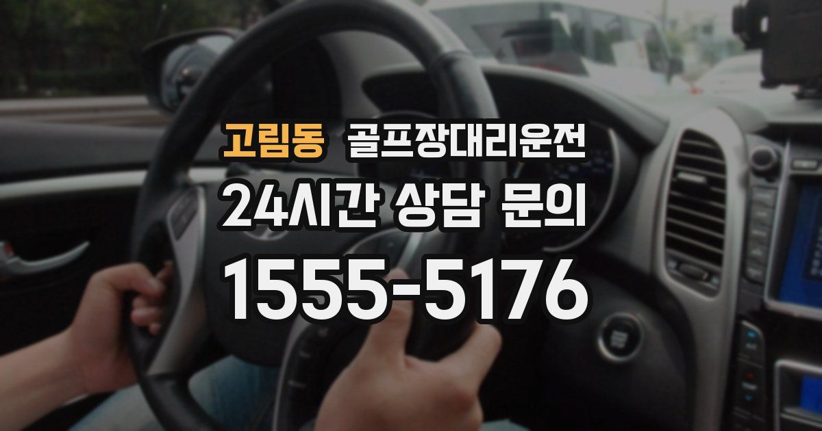 골프장대리운전 서비스