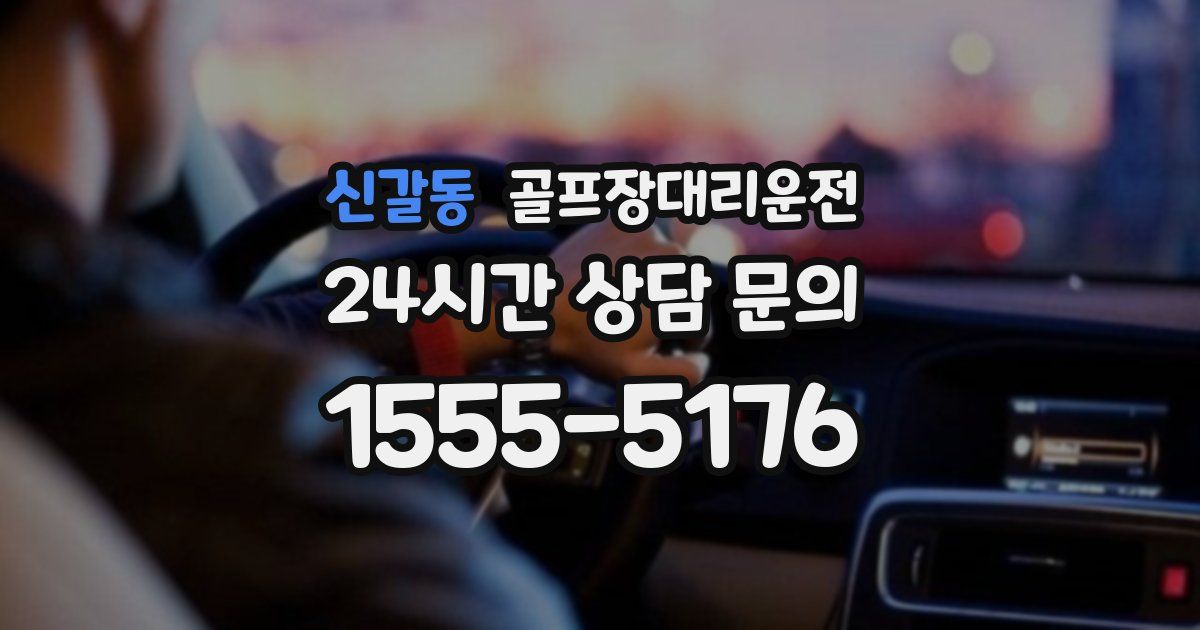 골프장대리운전 서비스