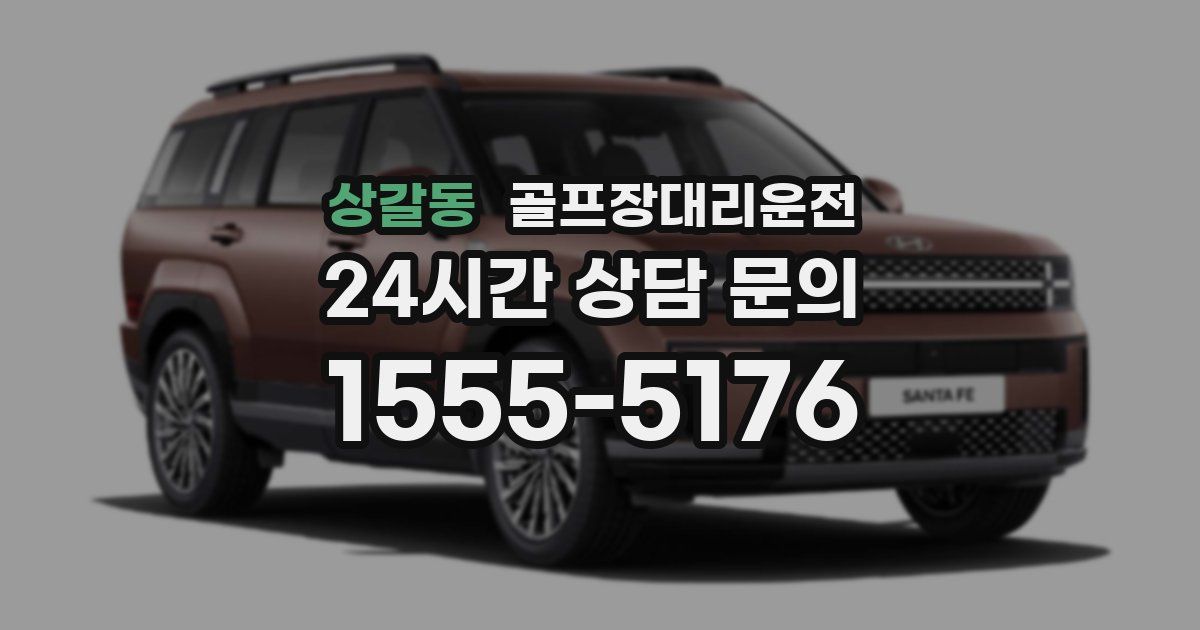 골프장대리운전 서비스