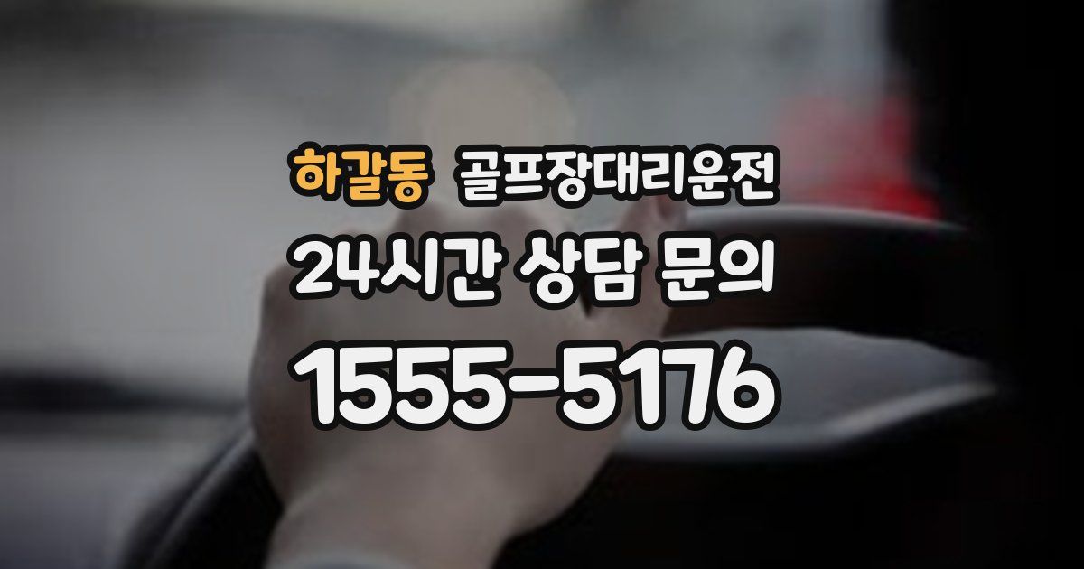 골프장대리운전 서비스