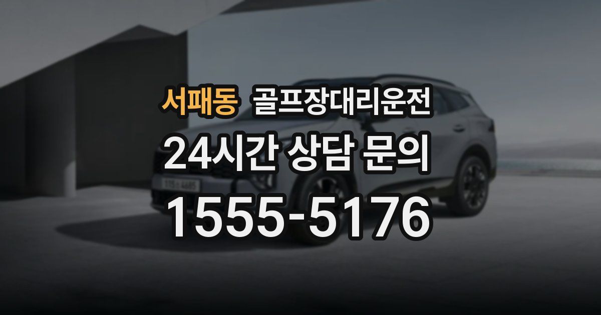 골프장대리운전 서비스