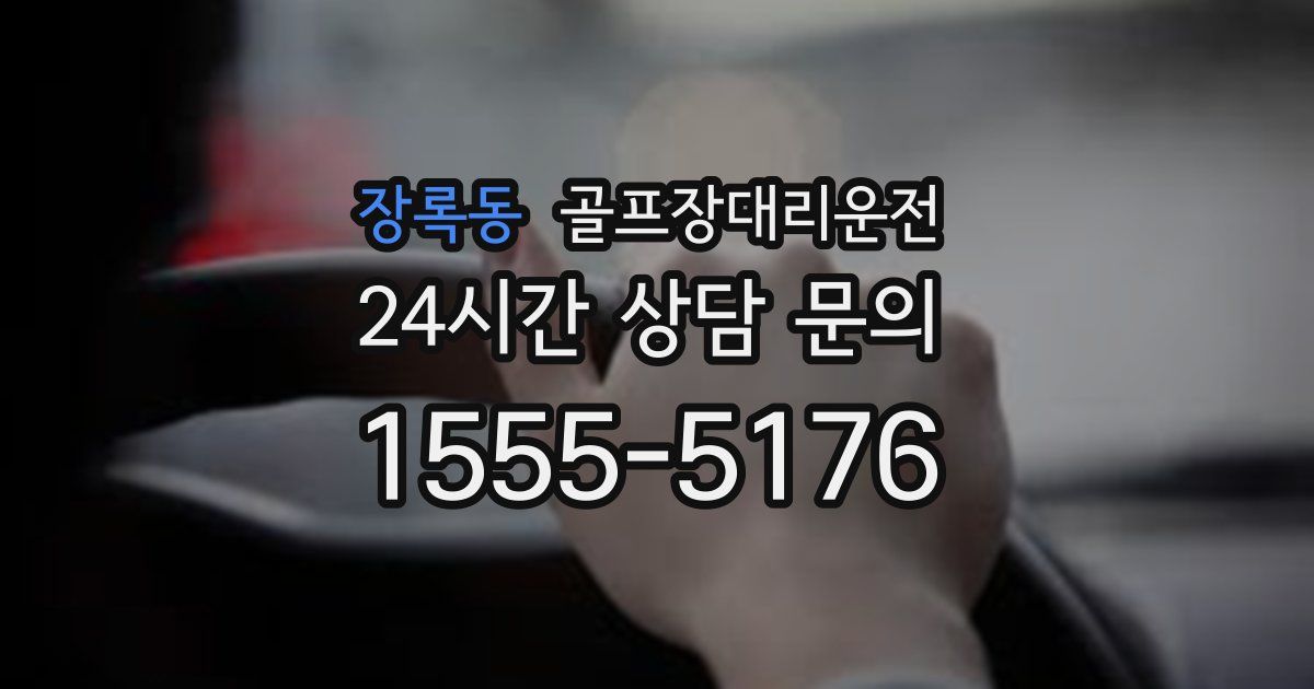 골프장대리운전 서비스