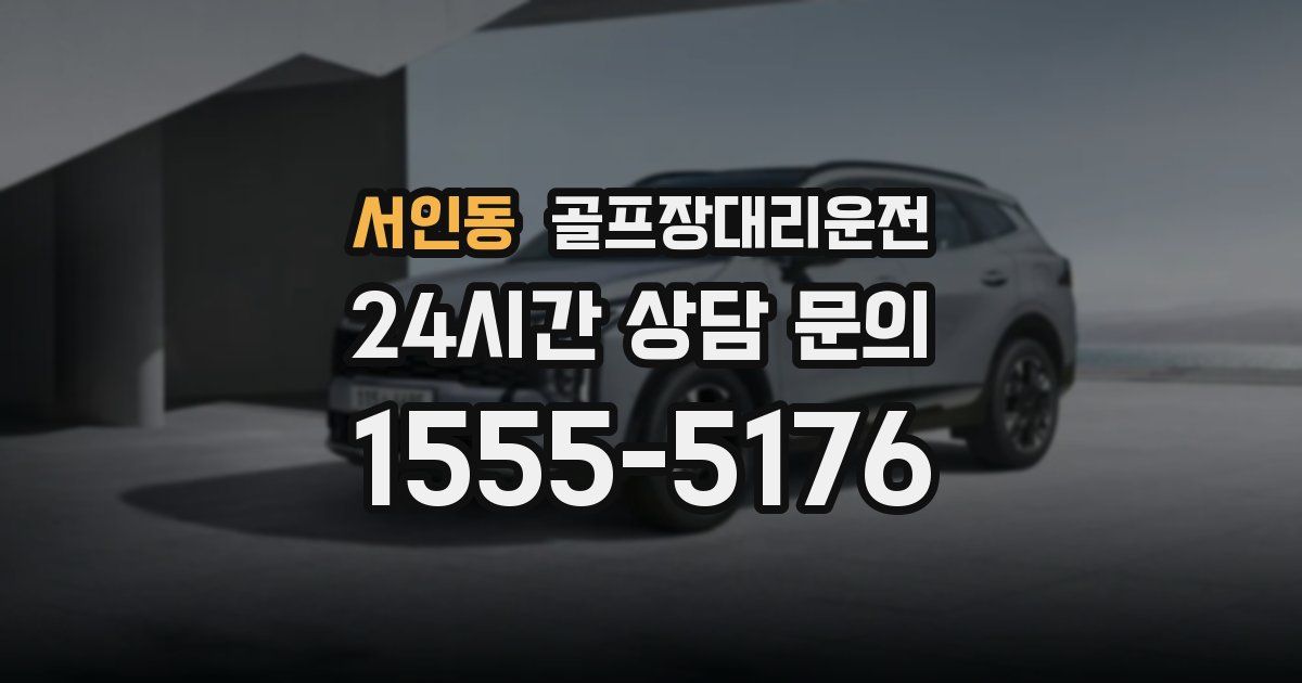 골프장대리운전 서비스