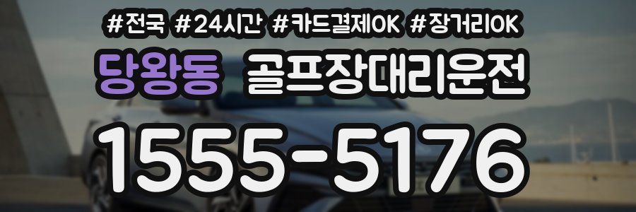 당왕동 골프장대리운전