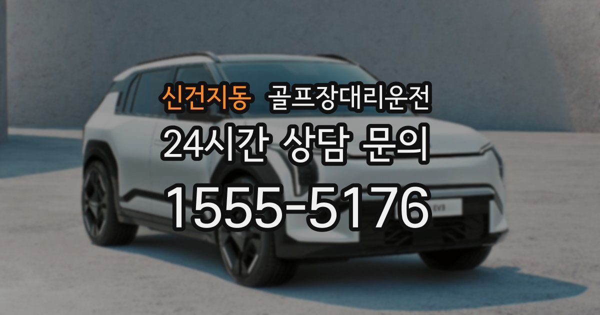 골프장대리운전 서비스