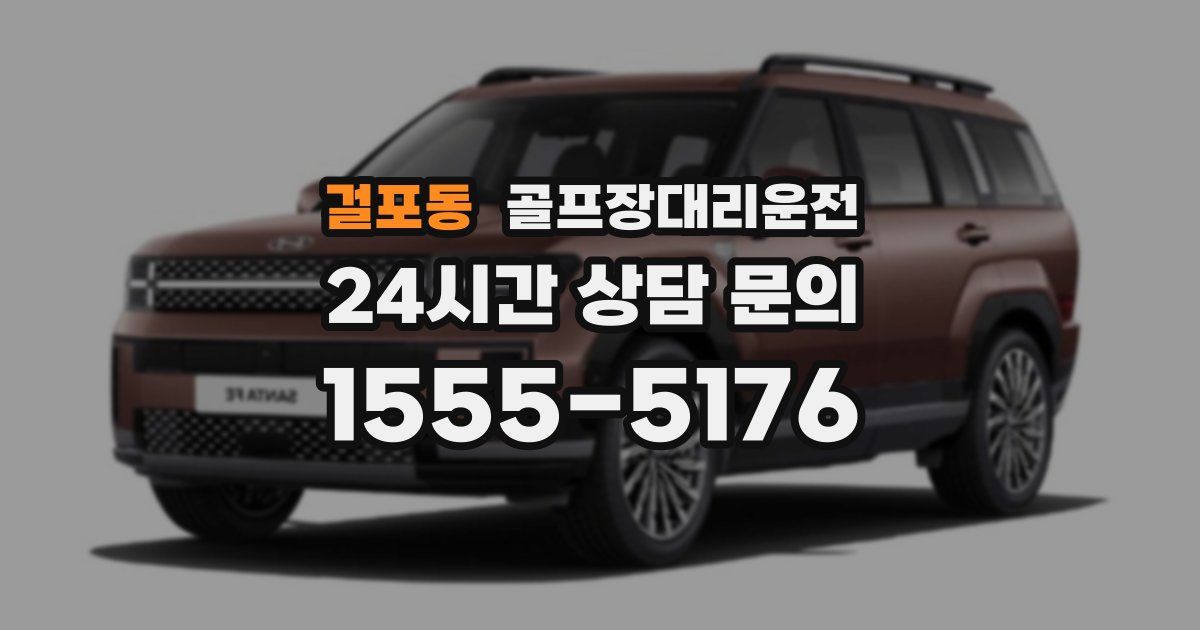 골프장대리운전 서비스