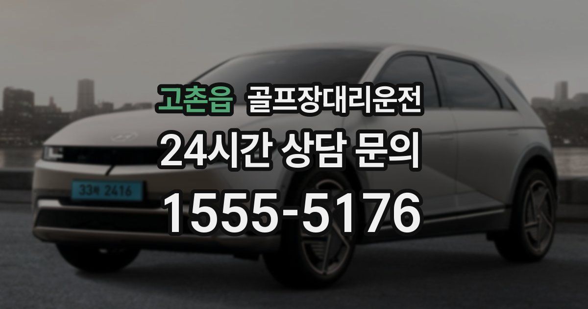 골프장대리운전 서비스