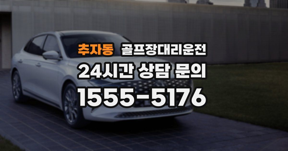 골프장대리운전 서비스